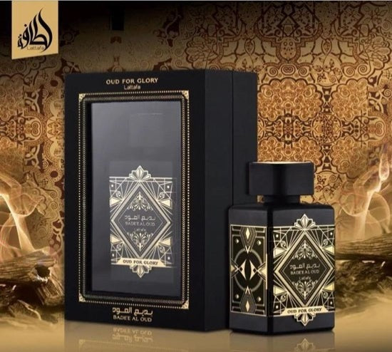 Lattafa Perfumes Bade'e Al Oud Oud for Glory Eau De Parfum Spray for Unisex 3.4oz